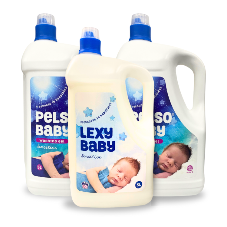 Pelso Baby Sensitive 2x5L a Lexy Baby sensitive 5L