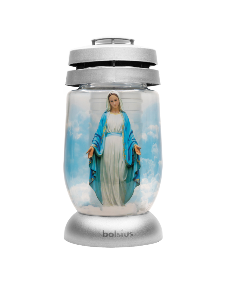 Bolsius üveg mécses – Holy Mary (kb. 36 óra égési idő)