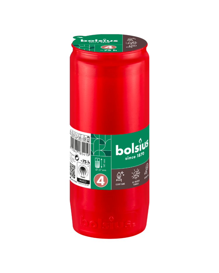 Bolsius olajos mécses betét – 235 g (kb. 75 óra égési idő)