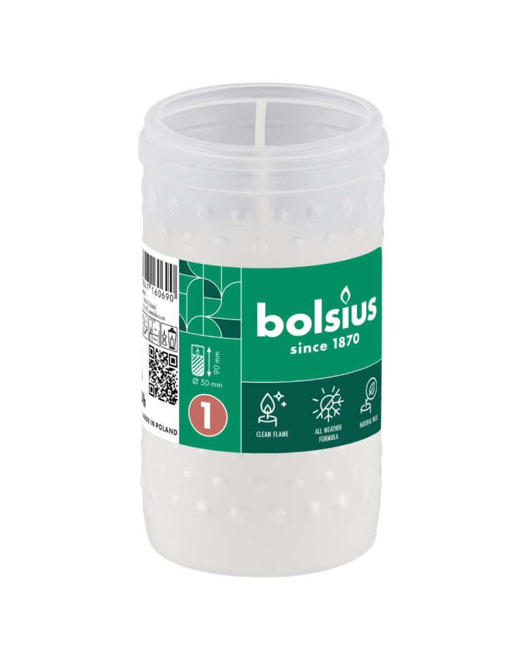 Bolsius paraffinos mécses betét – 73 g (kb. 20 óra égési idő)
