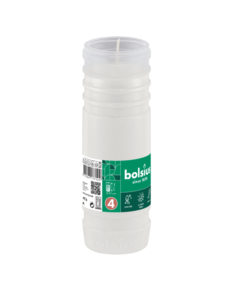 Bolsius paraffinos mécses betét – 277 g (kb. 91 óra égési idő)